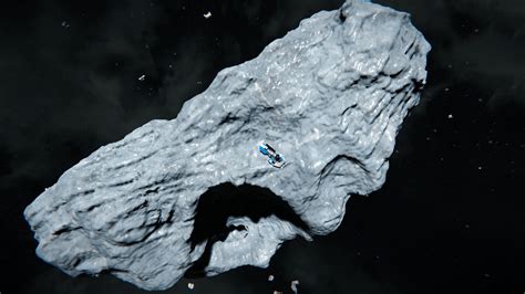 chunks of rocks in space